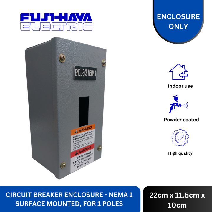 Fuji Haya NEMA 1 Circuit Breaker Enclosure for 1 Pole, Heavy Duty ...