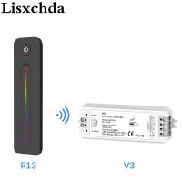 【❖New Hot❖】 122cc store รีโมทคอนโทรล Rf ไร้สายควบคุมแถบไฟ Led Rgb 2.4G พร้อมการปรับสีอ่อนไหวเป็นพิเศษสัมผัสระยะไกลสำหรับแถบไฟ Led