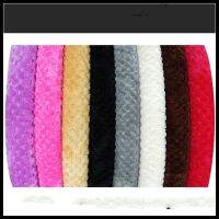 wenminr Plush car steering wheel cover winter dot velvet no inner ring loose belt sleeve 8 colors