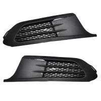 1Pair Left &amp; Right Bumper Grille Grill Cover Honeycomb Grille Fog Light Lamp Cover for-Jetta MK6 2011-2014 5C6853665