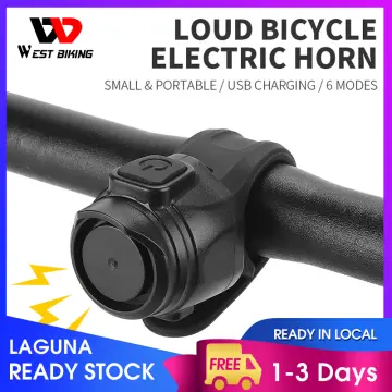 Bike Horn, Super Loud Electric Bike Bell 6 Modes