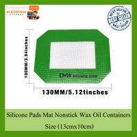 แผ่นซิลิโคน ทำแดป Silicone Pads Mat Nonstick Wax Oil Containers (13cmx10cm)