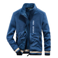 Men Winter Thicken Fleece Warm Jacket Windproof Fashion Casual Coat Men Jacket Autumn Large Size S-6Xl Tactics Slim Jacket Men