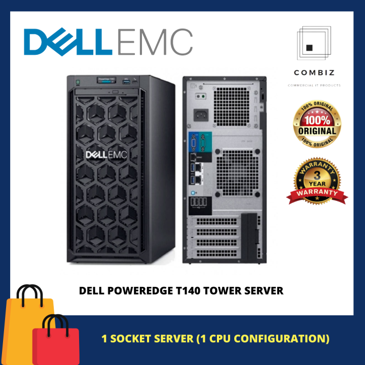 Dell PowerEdge T140 / T150 Tower Server 1 Socket Server ( 1 CPU ...