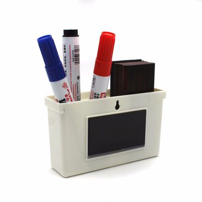 Magnetic Whiteboard Markers Pencil Pen Holder Organizer Storage Box Container