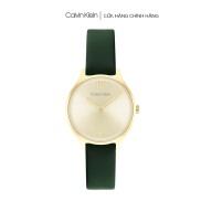 15.9 x DISCOUNT 25% x Đồng hồ Calvin Klein Nữ dây Da SS22