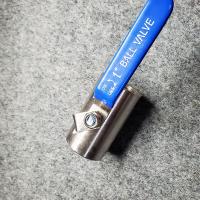 Ball Valve Vinyl Handle DN15-DN40 304 Stainless Steel WOG1000 Female 3/8"-1-1/4" BSP