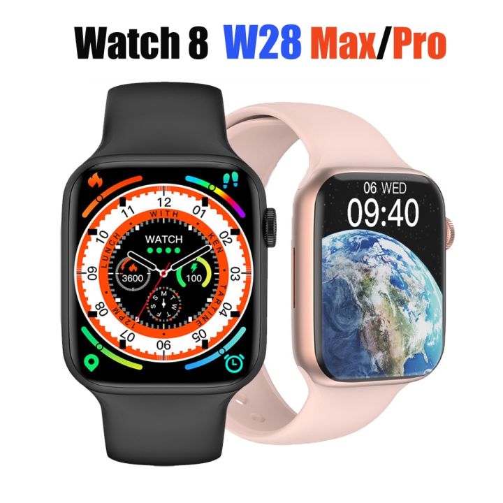 zzooi-original-w28-max-pro-smart-watch-series-8-men-women-bluetooth-call-wireless-charging-custom-dial-smartwatch-support-nfc-siri