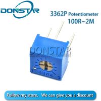 10PCS 3362P Adjustable Resistor Potentiometer 100R 200R 500R 1K 2K 5K 10K 20K 50K 100K 200K 500K 1M 101 501 103 503 102 104 504