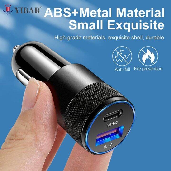 usb-18w-pd-20w-car-charger-car-phone-charger-3-1a-fast-charging-38w-cigarette-lighter-adapter-power-outlet-usb