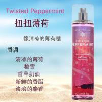 New Christmas Refreshing BBW Twist Mint Moisturizing Fragrance Body Mist 236ml American Bath BodyWorks