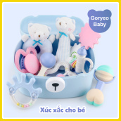Set đồ chơi xúc xắc cho bé chính hãng GORYEOBABY HÀN QUỐC, an toàn, phát triển kỹ năng cho bé, xúc xắc cho bé, ngậm nướu, lục lạc cho bé, đồ chơi trẻ sơ sinh