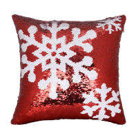 Merry Christmas Cushion Cover Christmas Pillow Covers Sequined Cushion Protectors Christmas Deco Natal Navidad New Year 2022