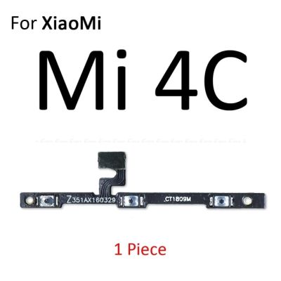 ปุ่มปรับระดับเสียงปุ่มเปิดปิดสายเคเบิ้ลยืดหยุ่นสำหรับ Xiaomi Mi 6 5 5c 5S บวก4 4c 4i 4S ผสม2S สูงสุด3 2