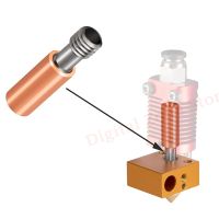 ♚✺✕ 3D Printer Ender 3 Heatbreak 4.1 Bore Titanium Alloy and Copper Throat Nozzle for Ender 3 V2 Ender 3 Pro CR10 Series Hot End