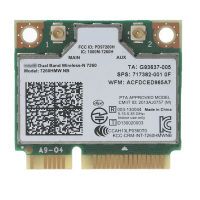 7260NB สำหรับ7260HMW INTEL สำหรับ NB MINI PCI-E การ์ด WIFI ForHP แล็ปท็อป300M Duan-Band อะแดปเตอร์เครือข่ายไร้สาย SPS:717382-001