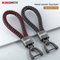 For Kawasaki ER6N 2006 - 2013 2014 2015 2016 Accessories Custom LOGO Motorcycle Braided Rope Keyring Metal Keychain