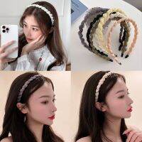 แฟชั่นเกาหลีเส้นด้ายสุทธิHeadbandหวานอุปกรณ์เสริมผมหญิงบางTwist Hairband