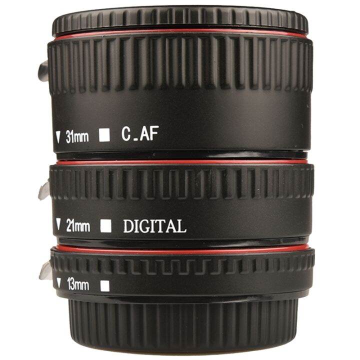 macro-extension-tube-set-3-piece-auto-focus-rings-and-lens-of-slr-black-aluminum-alloy-compatible-for-canons-all-ef-and-ef-s-lenses