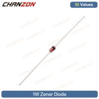 30 Values 1W Zener Rectifier Diode Kit 3V 3.3V 3.6V 5V 5.1V 5.6V 7.5V 10V 12V 13V 15V 16V 18V 20V 22V 24V 30V 33V 47V Assortment