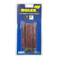 บานพับเหล็ก SOLEX 4315ACBF(PB) 3"X4" ทองแดงรมดำ P3