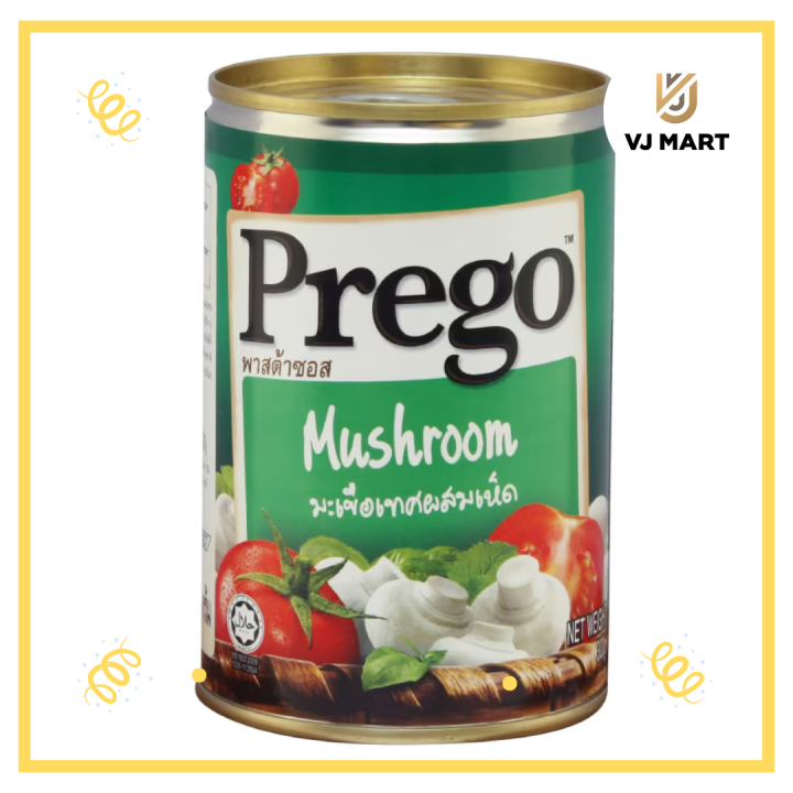 Prego พรีโก้ ซอสมะเขือเทศผสมเห็ด 350 กรัม