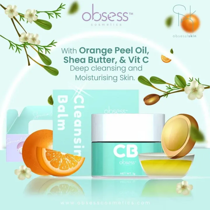 💜 [READY STOCK ] CLEANSING BALM OBSESS SKIN💜 Lazada