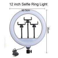 12 Inch 30cm Ring Light LED Selfie Dimmable YouTube Photo Video Camera Phone Makeup Live Fill Wholesale