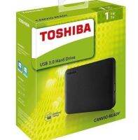 TOSHIBA เอ็กซ์เทอนอล ฮาร์ดไดรฟ์ (1TB, สีดำ) รุ่น TSB-HDTP210AK3AA