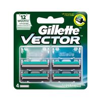 ( X 2 ) GILLETTE ยิลเลตต์ ใบมีดเวคเตอร์ x4 [ส่งฟรี] Gillette Vector Blades X4 [Free Shipping]