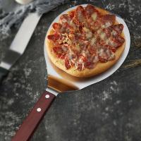 Stainless Steel Pizza Shovels with Wood Handle Round Pizza