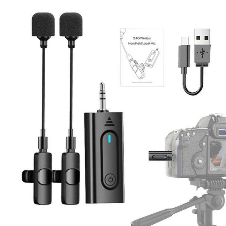 portable-wireless-lavalier-microphone-system-2-4g-lapel-mic-headset-mic-with-led-display-wireless-lavalier-microphones-amp-systems-for-voice-amplifier-recording-vlog-tour-guides-effective