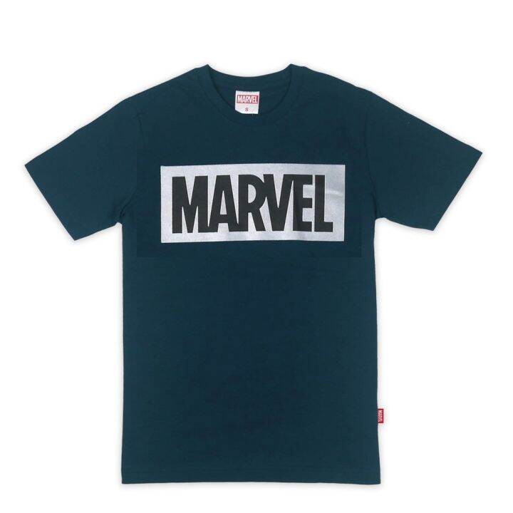 dsl001-เสื้อยืดผู้ชาย-marvel-logo-t-shirt-เสื้อมาร์เวลผู้หญิงและผู้ชาย-ลายโลโก้มาร์เวล-เสื้อผู้ชายเท่ๆ-เสื้อผู้ชายวัยรุ่น