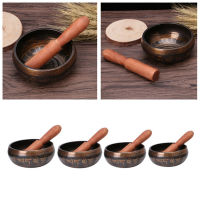 8cm8.5cm9.5cm10.5cm Buddhism Tibetan Singing Bowl Hand Hammered Yoga Copper Chakra Meditation Gift Drop Ship