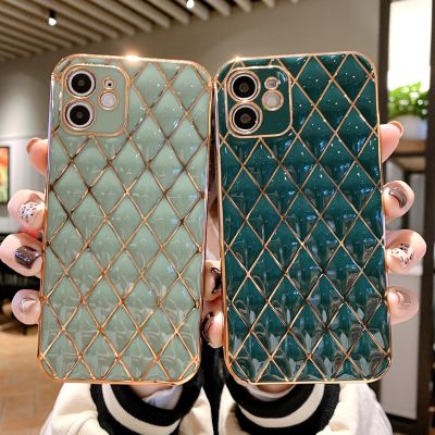 【CC】 Luxury Electroplated iPhone 12 13 14 X XR XS 7 8 2020 Soft Cases Cover