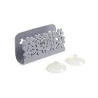 Wall Mount Sponge Holder Drain Holders Suction 1 PC Bathroom Shelf Flower Pattern Kitchen Organizer Multifunction