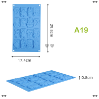 ?? แม่พิมพ์ซิลิโคนสำหรับทำเค้กชุดเครื่องมือตกแต่งเค้กถาดอบเค้กขนาดเล็กแม่พิมพ์พุดดิ้งขนมปังบิสกิตพุดดิ้งแม่พิมพ์ทำช็อคโกแลตสำหรับเทศกาลคริสต์มาส