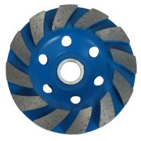 100MM 4Inch Diamond Agglomerate Bowl Grinding Disc Grinding and Polishing Emery Grinding Disc for Cutting Stone Concrete