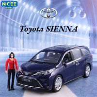 1:24 Toyota SIENNA MPV COMMERCIAL VEHICLE Simulation Diecast Car Metal Alloy Model Car Childrens toys collection gifts F504 Die-Cast Vehicles