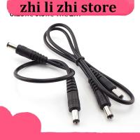 zhilizhi Store 12V 3A DC Male to Male Power Supply Diy Cord Cable 5.5*2.1mm Male CCTV Adapter Connector Power Cords 0.5M/1M/2M