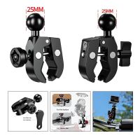 Aluminum Alloy 1 Inch Ball Head Handlebar Clamp Mount Base Anti-Theft Mount For Double Socket Arm Bike/Motorcycle Phone Holder