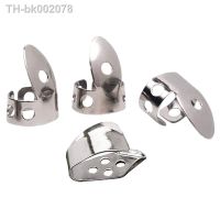 ✱┋ Quality 4Pcs Metal Thumb Finger Guitar Picks Stainless Steel Guitar Picks for Acoustic Guitar Banjo Ukulele