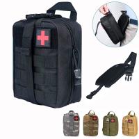 Molle Tactical First Aid Utility Medical Nylon Bag EDC Waist Pack Hiking Hunting Accessories Bag Outdoor Survival Emergenc Pouch