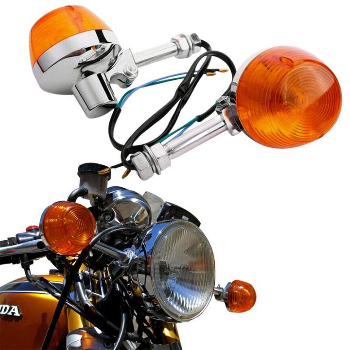 forhonda-c70-0-ct90-cb350-cm400-xl100รถจักรยานยนต์ตัวบ่งชี้-flashers-ไฟกระพริบ-amber-โคมไฟไฟเลี้ยว