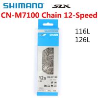 SHIMANO SLX CN โซ่116L 126L M7100 12สปีดโซ่จักรยานจักรยานเสือภูเขา CN-M7100โซ่จักรยานเสือหมอบ MTB อะไหล่รถจักรยาน