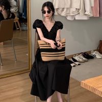 【HOT】۞✲✠ Vestidos Beach Streetwear Suspender Female Breasted Belts Vacation