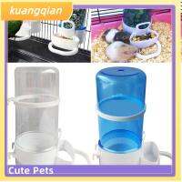 KUANGQIAN เครื่องจ่ายอาหารพลาสติกป้องกันการสาดที่ให้อาหารนกภาชนะใส่ของนก