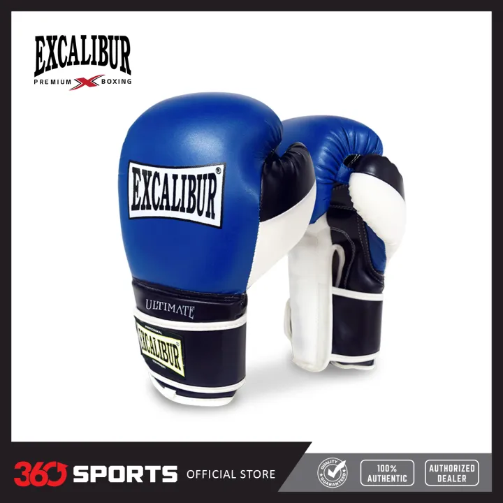 Excalibur ULTIMATE PU Premium Traning Boxing Gloves Blue Lazada PH