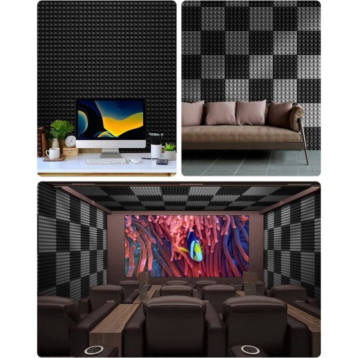 24pcs-self-adhesive-sound-proof-foam-panels-acoustic-foam-panels-2x12x12in-fast-expand-acoustic-panels-pyramid-design-soundproof-wall-panels
