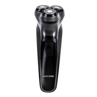 ?ส่งฟรี BLACK STONE SHAVER เครื่องโกนหนวด3หัวตัดไร้สาย